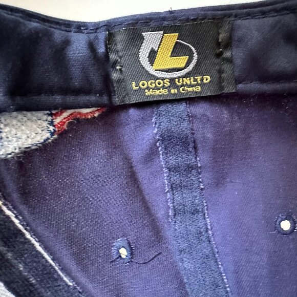 VTG Los Angeles Dodgers Baseball Cap Snapback Hat Farmer John Logos Unltd Flag - Picture 8 of 9